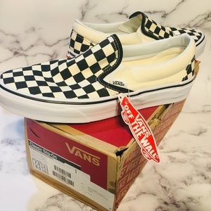 Van’s Original Checkerboard Slip On Sneakers